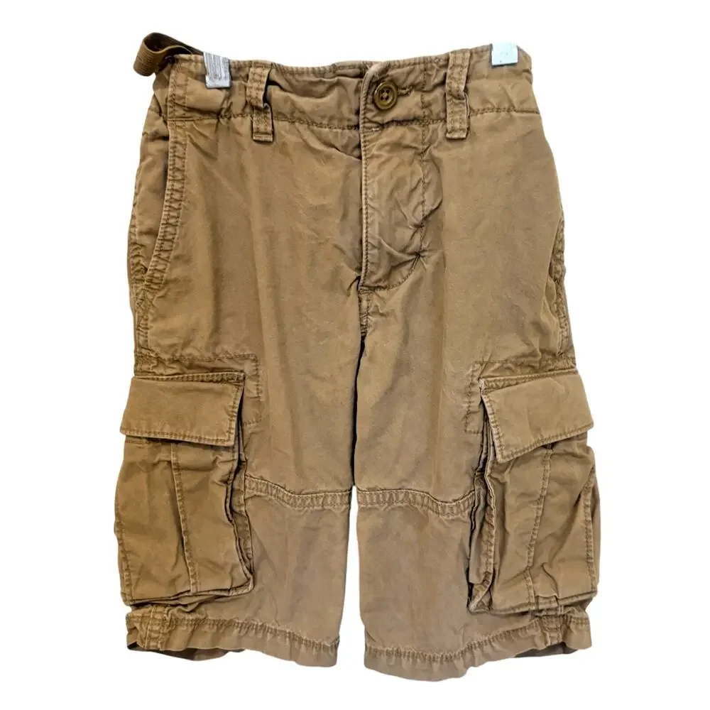 GAP KIDS Boy's Cargo Shorts size 8 reg Khaki Tan Adjustable